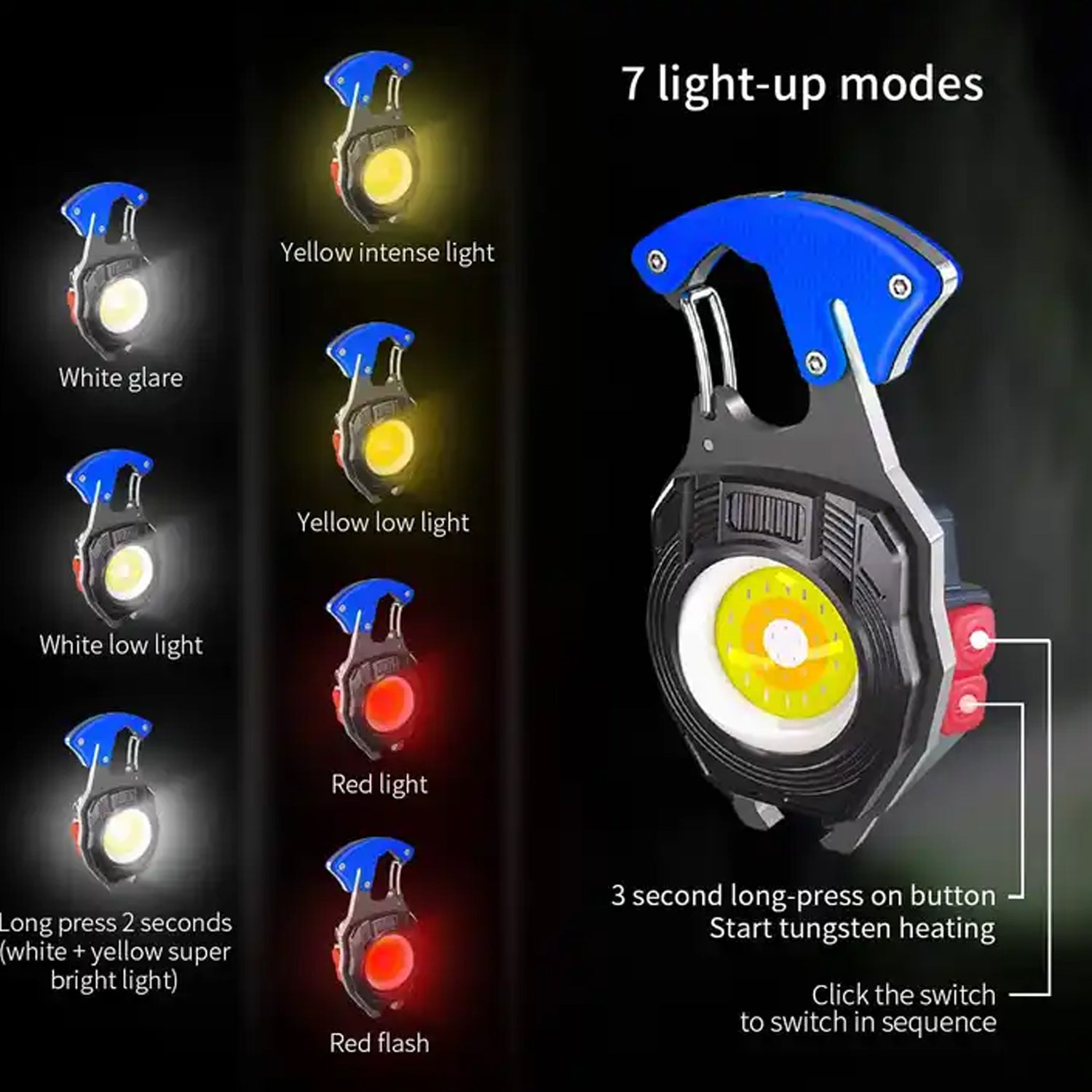 Keychain Led Flashlight Rechargeable Multi Function 6 Lighting Modes Pocket Key Chain Flash Light USB for Outdoor Camping,Walking With Cigarette Lighter Keychain Led Flashlight Rechargeable Multi Function 6 Lighting Modes Pocket Key Chain Flash Light USB for Outdoor Camping,Walking With Cigarette Lighter